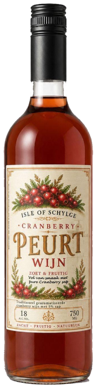 Cranberry peurt wijn